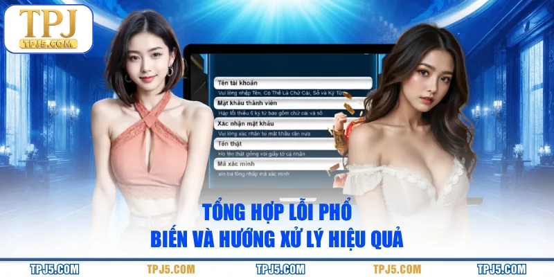 Tổng hợp lỗi phổ biến và hướng xử lý hiệu quả